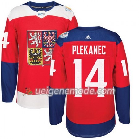 Tschechien Trikot Tomas Plekanec 14 2016 World Cup Rot